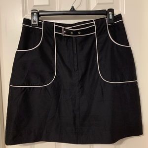 Izod Black Skirt with belt